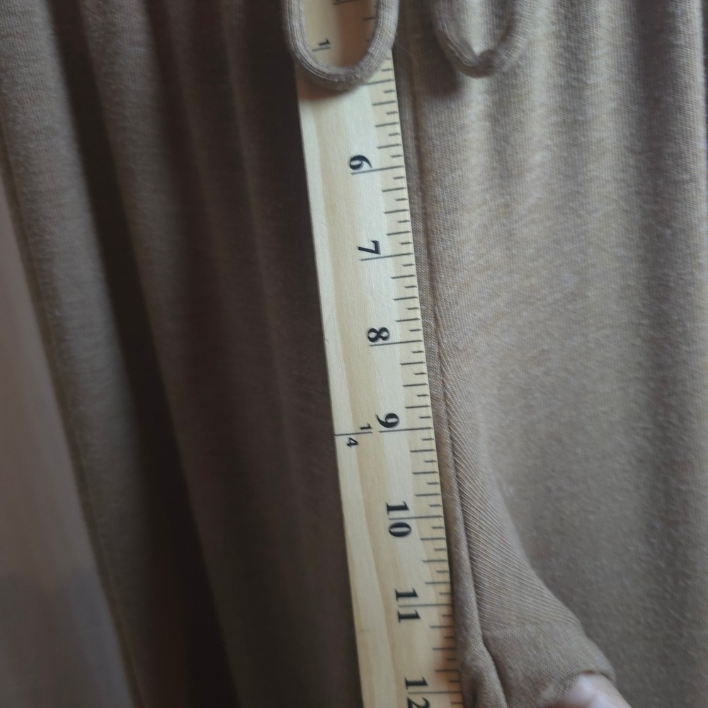 Wilfred Free XS Taupe Knit Wide Leg Pants Lounge Soft Pull On Stretch Minimalist - Picture 8 of 13